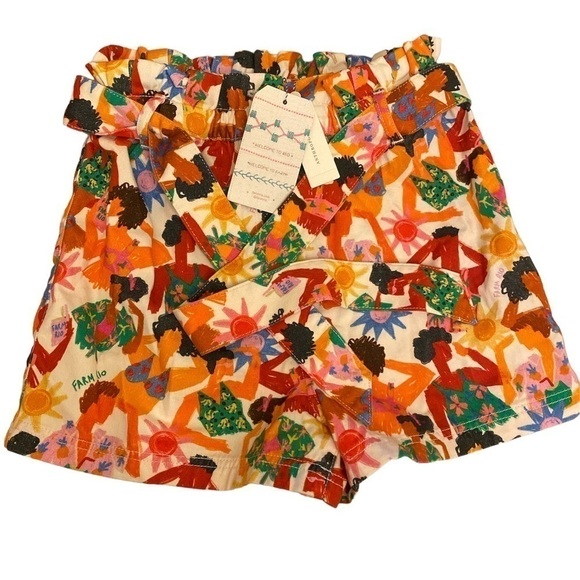 𝅺Farm x Anthropologie Bikini Lady Shorts Small - Picture 5 of 5